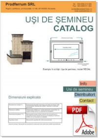 Catalog Producator usi de semineu Prodferrum, Romania